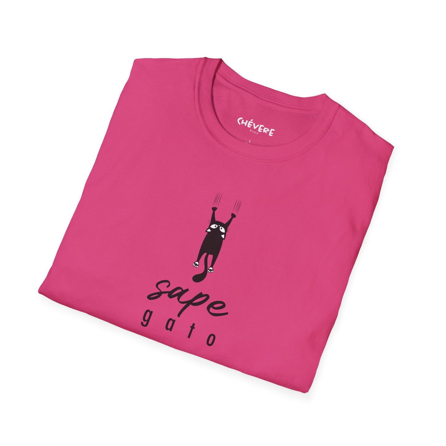 SAPE GATO - Camiseta Unisex Softstyle