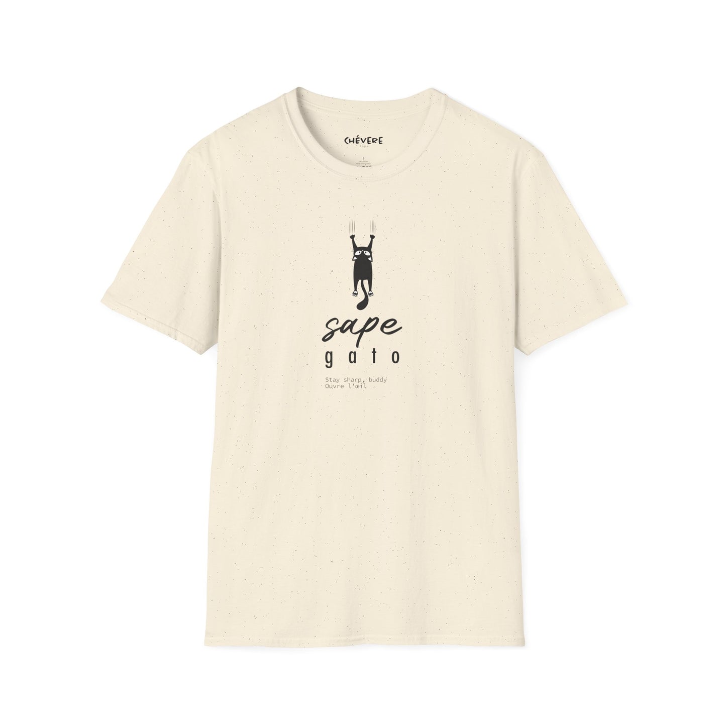 SAPE GATO - Camiseta Unisex Softstyle