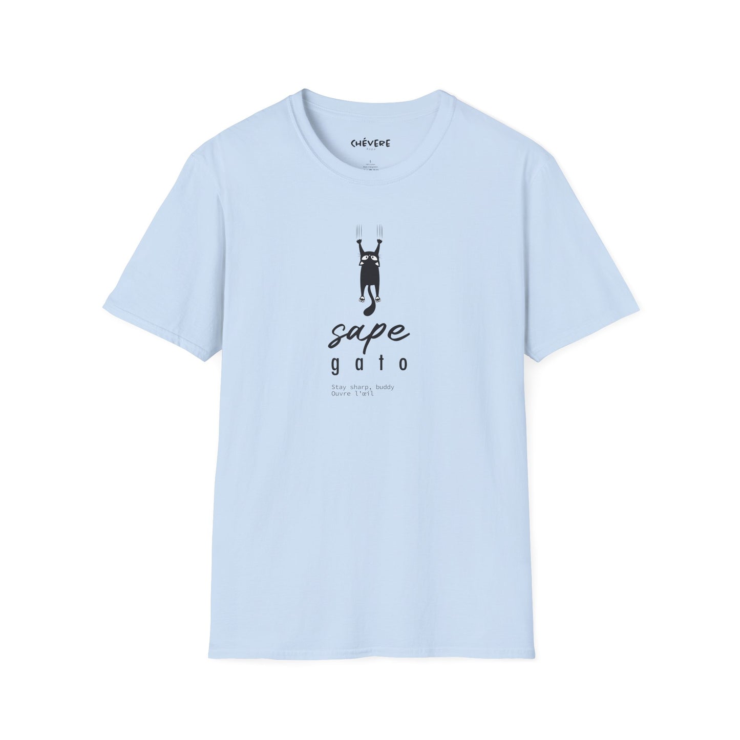 SAPE GATO - Camiseta Unisex Softstyle