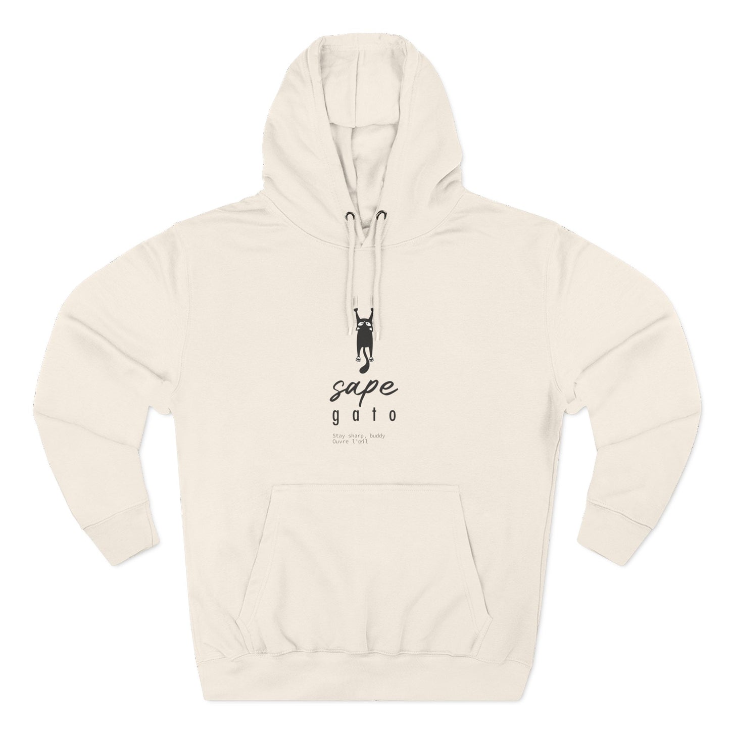 Hoodie “Sape Gato” – Suéter Unisex de Fleece, Cómodo, Divertido y con Identidad Venezolana