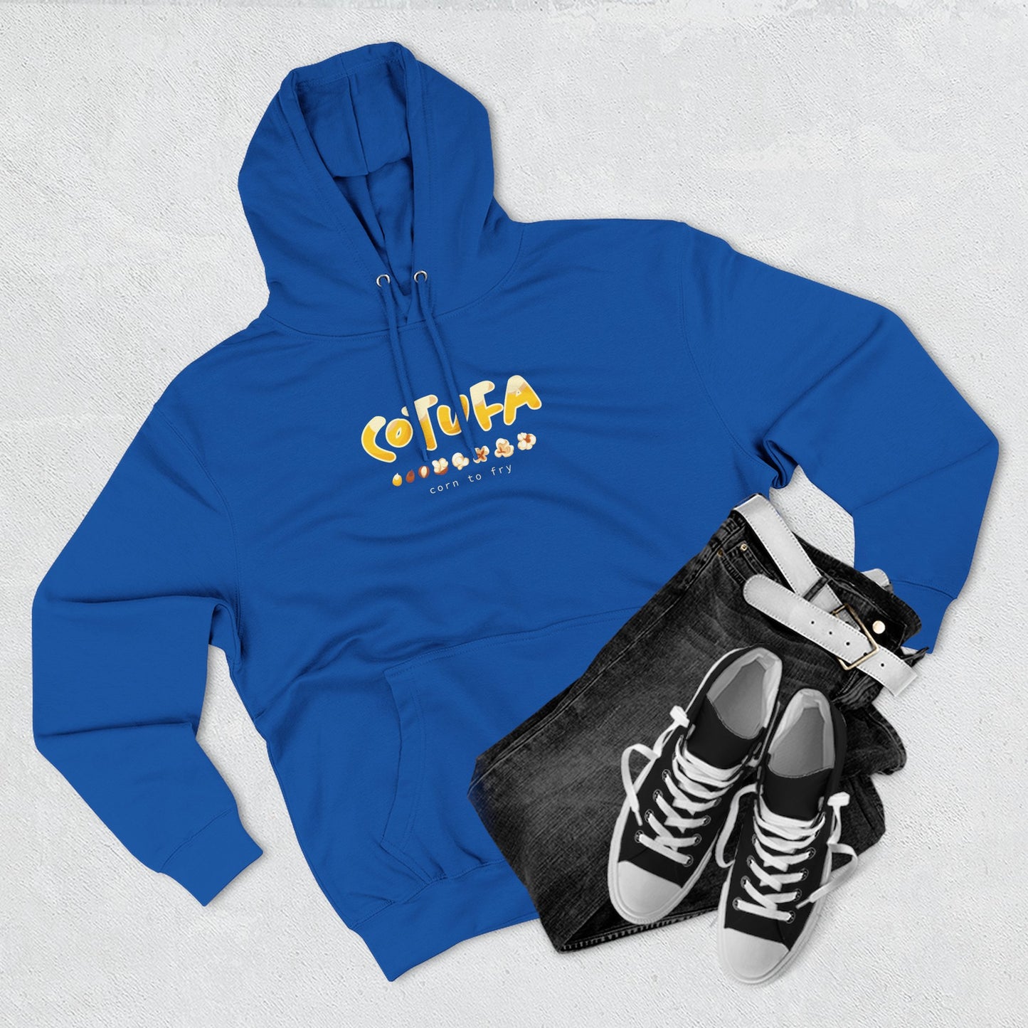 Hoodie “Cotufa” – Suéter Unisex de Fleece, Cómodo, Casual y con Sabor Venezolano