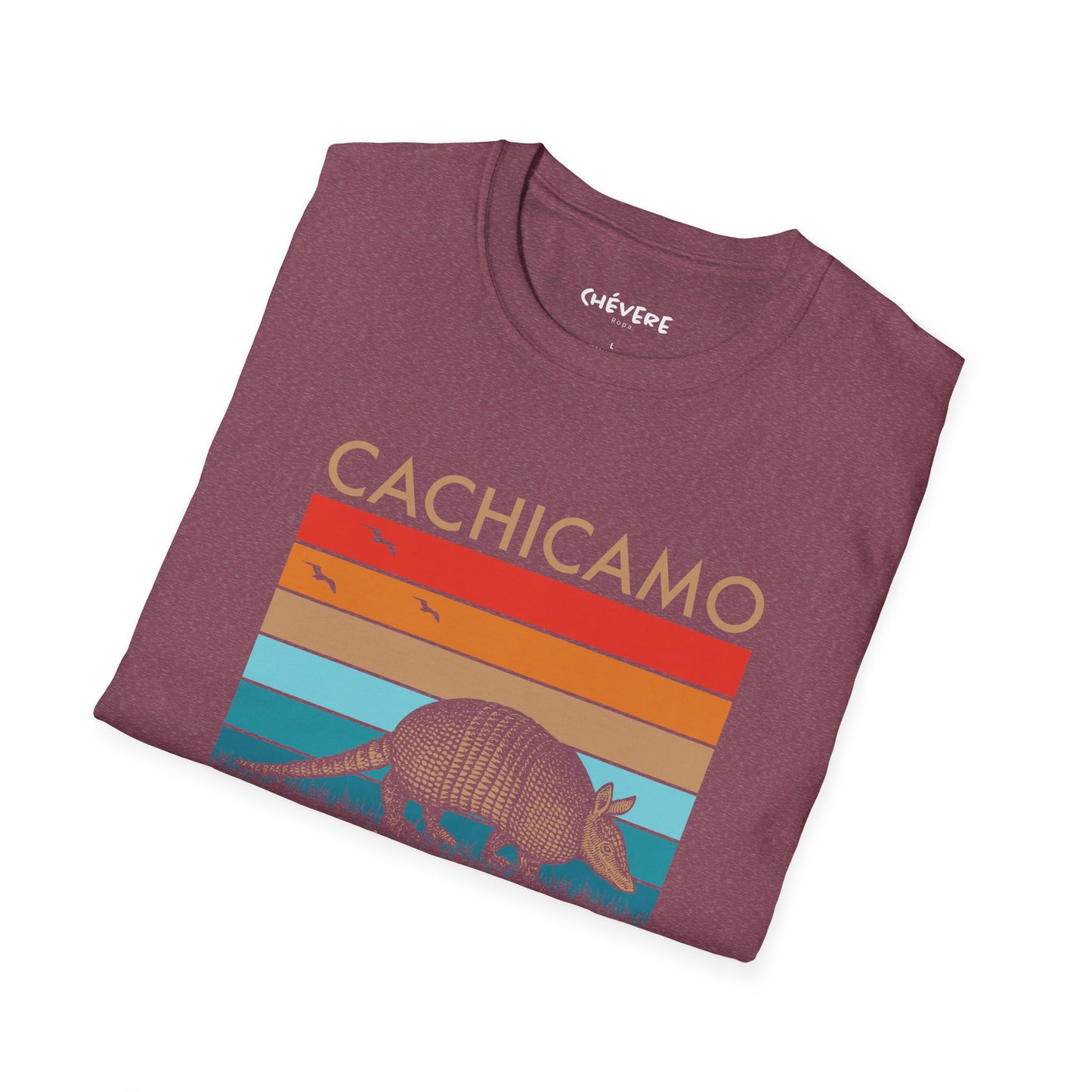 CACHICAMO DICIÉNDOLE A MORROCOY 🐢 CONCHUDO - Camiseta Vintage Unisex Softstyle