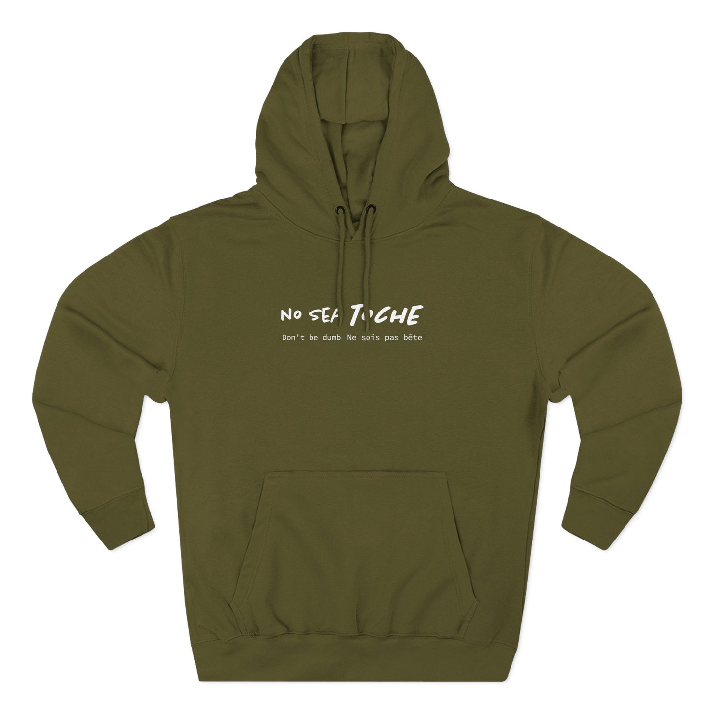 Hoodie “No sea toche” – Suéter Unisex de Fleece, Cómodo, Divertido y con Identidad Venezolana