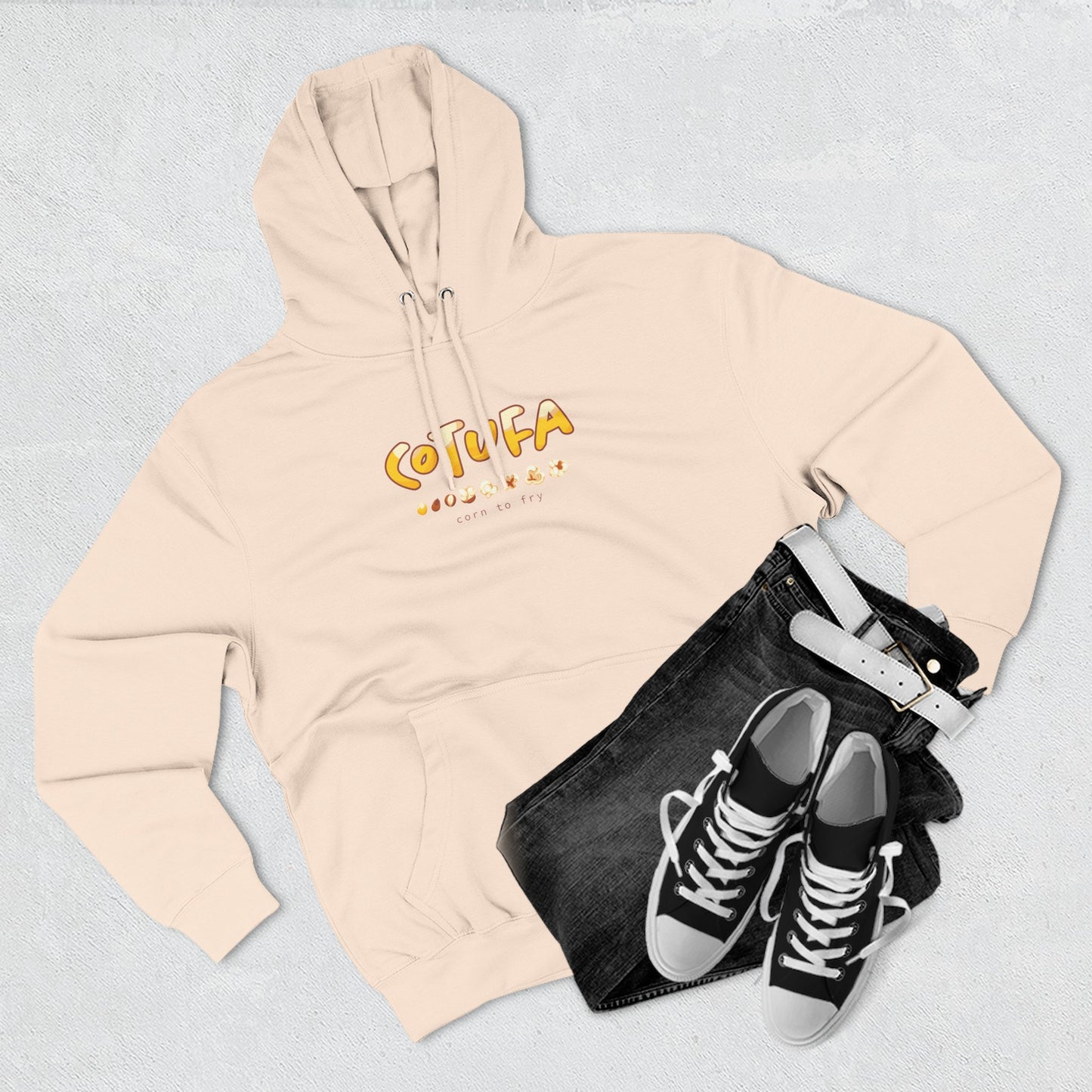 Hoodie “Cotufa” – Suéter Unisex de Fleece, Cómodo, Casual y con Sabor Venezolano