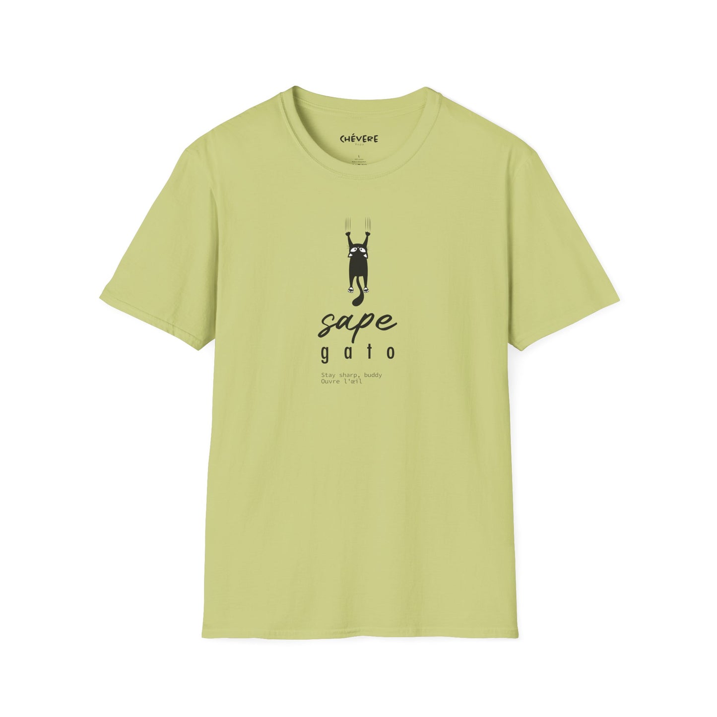 SAPE GATO - Camiseta Unisex Softstyle