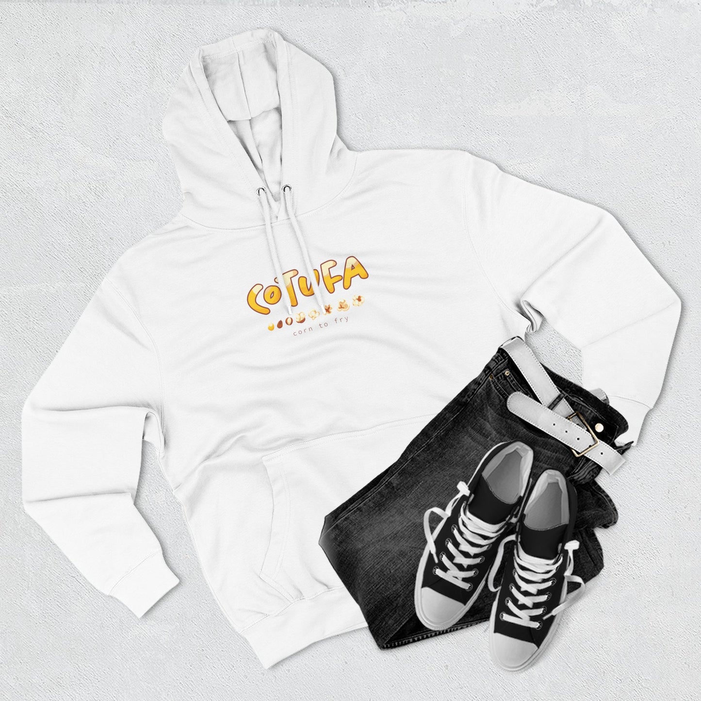 Hoodie “Cotufa” – Suéter Unisex de Fleece, Cómodo, Casual y con Sabor Venezolano