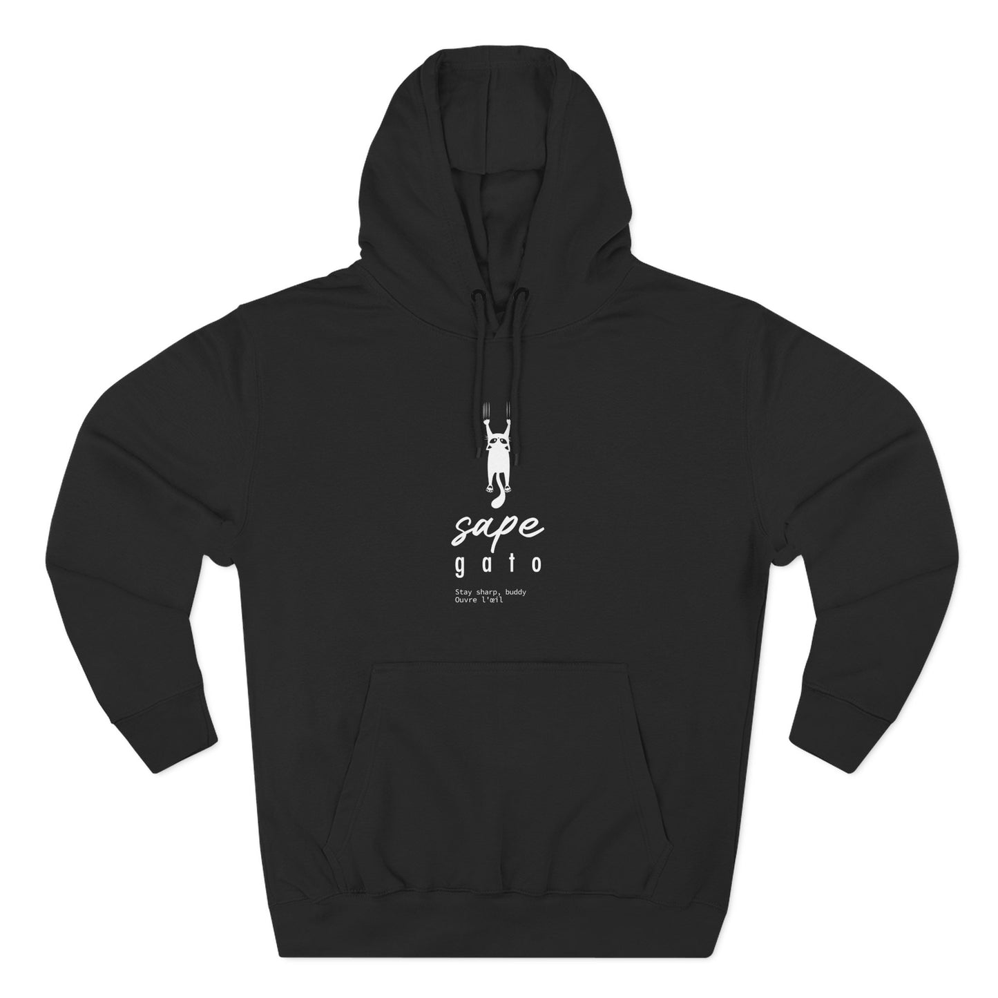 Hoodie “Sape Gato” – Suéter Unisex de Fleece, Cómodo, Divertido y con Identidad Venezolana