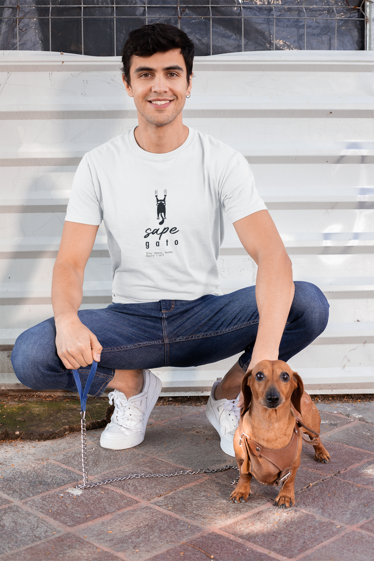 SAPE GATO - Camiseta Unisex Softstyle