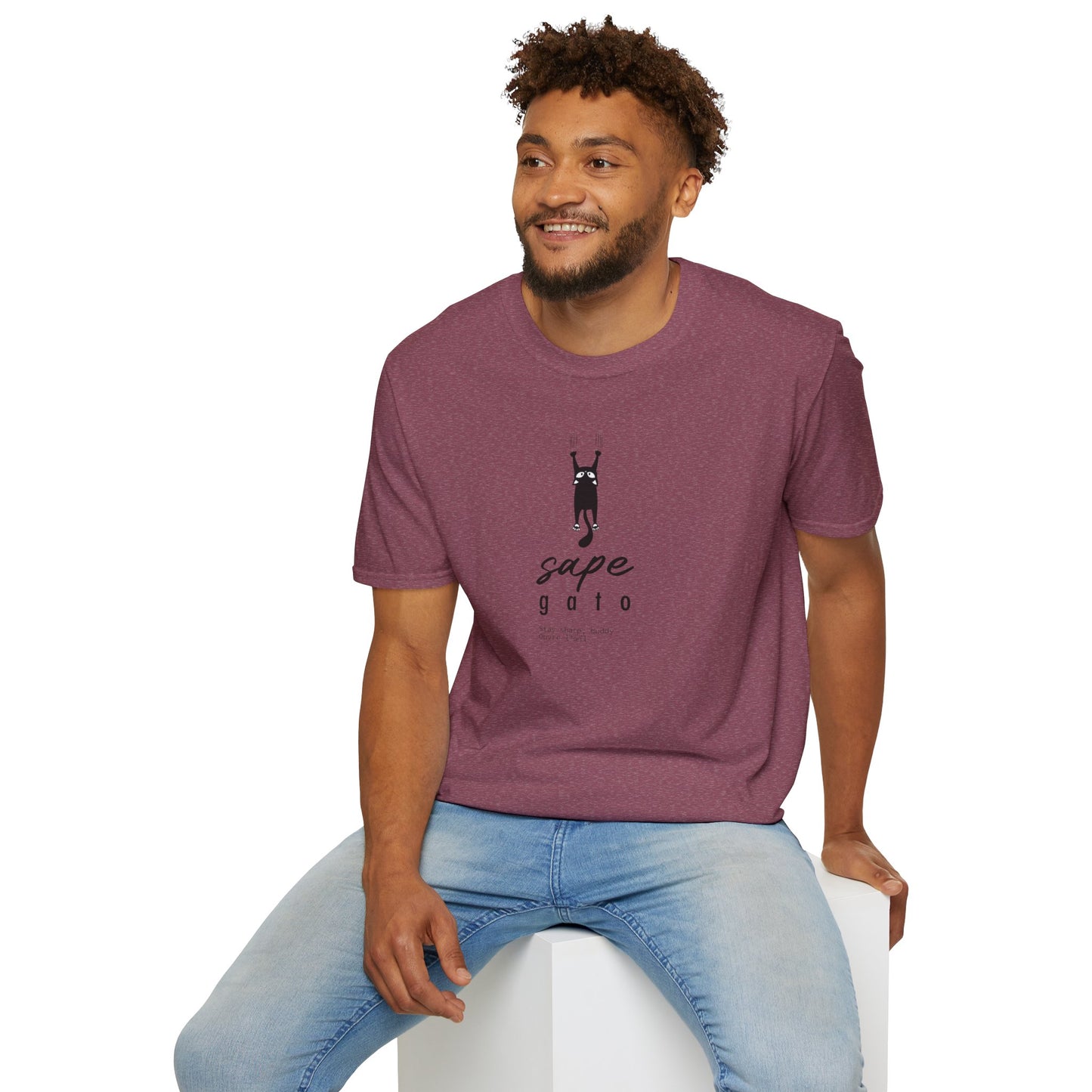 SAPE GATO - Camiseta Unisex Softstyle