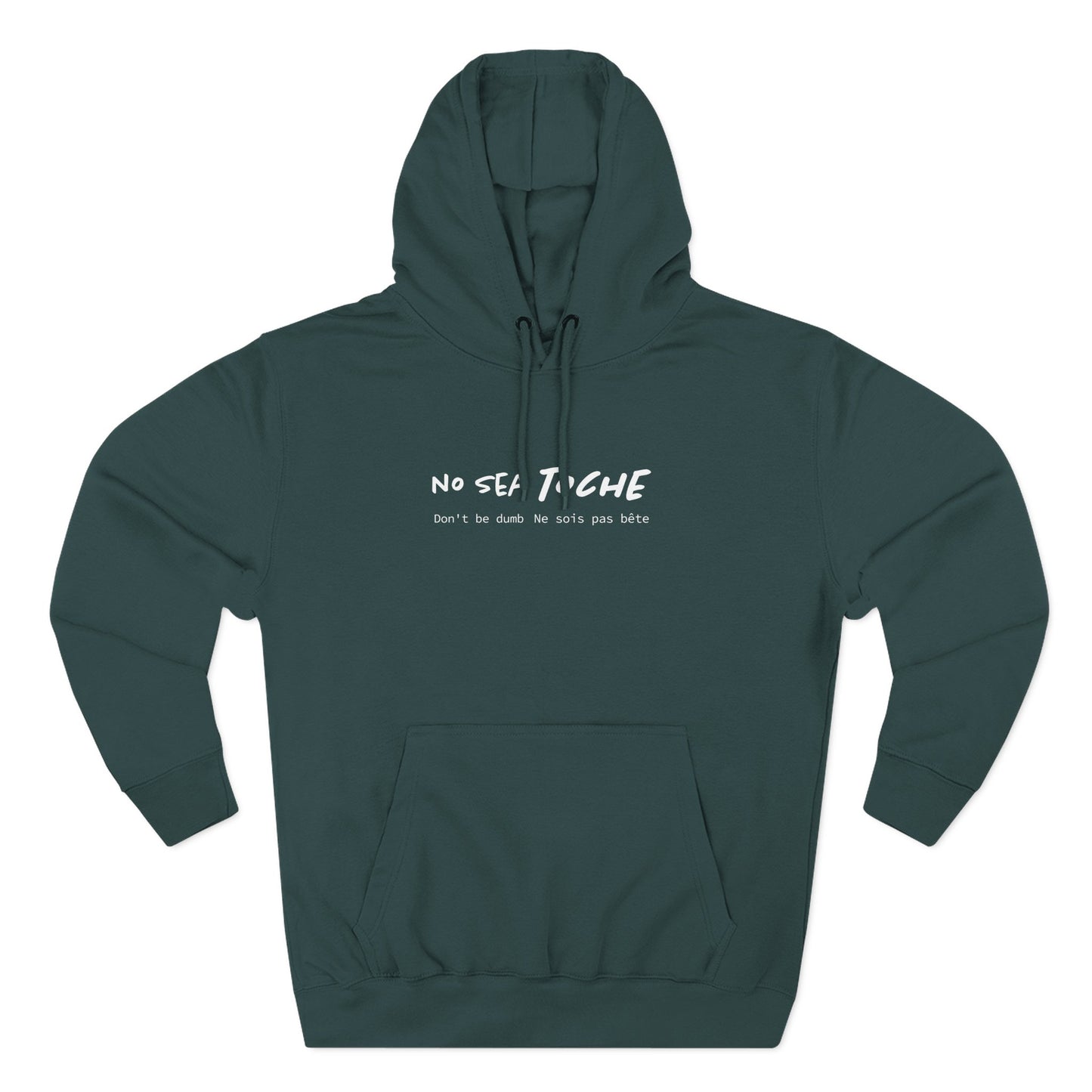 Hoodie “No sea toche” – Suéter Unisex de Fleece, Cómodo, Divertido y con Identidad Venezolana