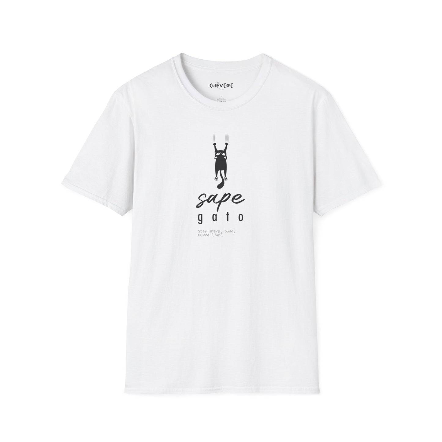 SAPE GATO - Camiseta Unisex Softstyle