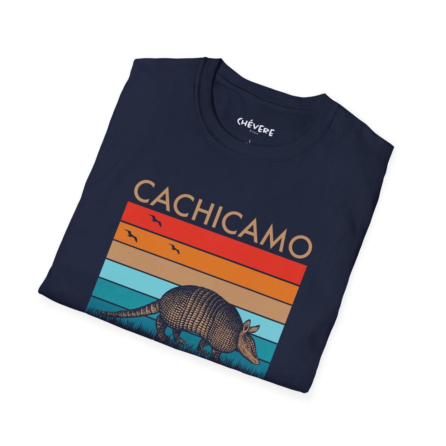 CACHICAMO DICIÉNDOLE A MORROCOY 🐢 CONCHUDO - Camiseta Vintage Unisex Softstyle