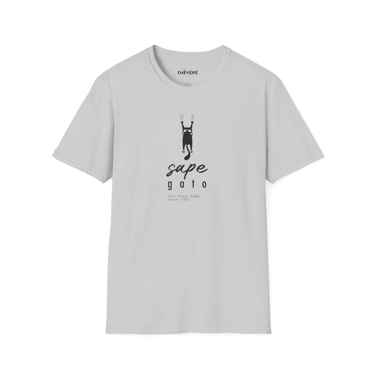 SAPE GATO - Camiseta Unisex Softstyle