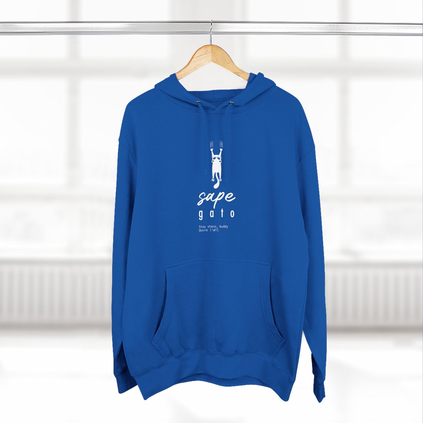 Hoodie “Sape Gato” – Suéter Unisex de Fleece, Cómodo, Divertido y con Identidad Venezolana