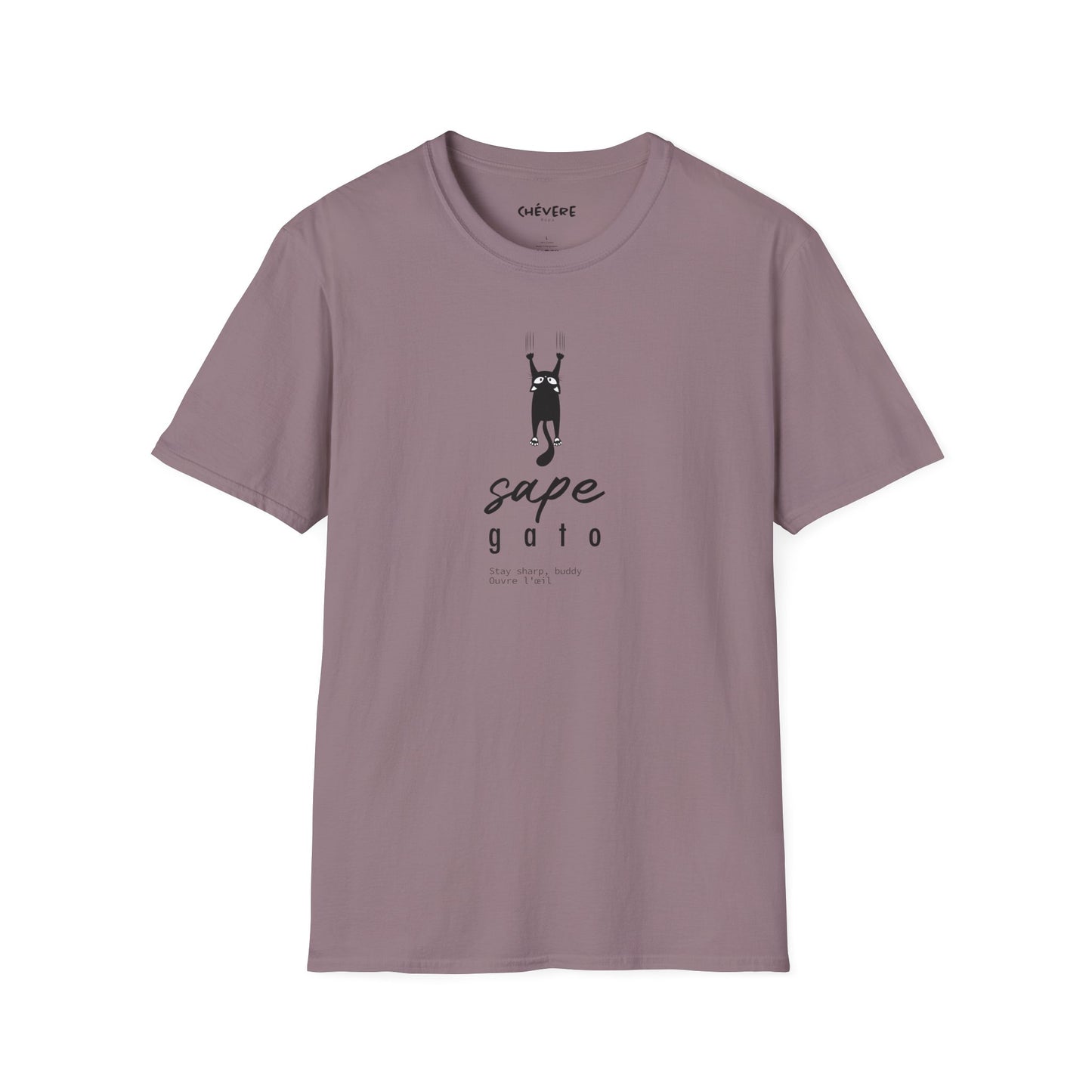 SAPE GATO - Camiseta Unisex Softstyle