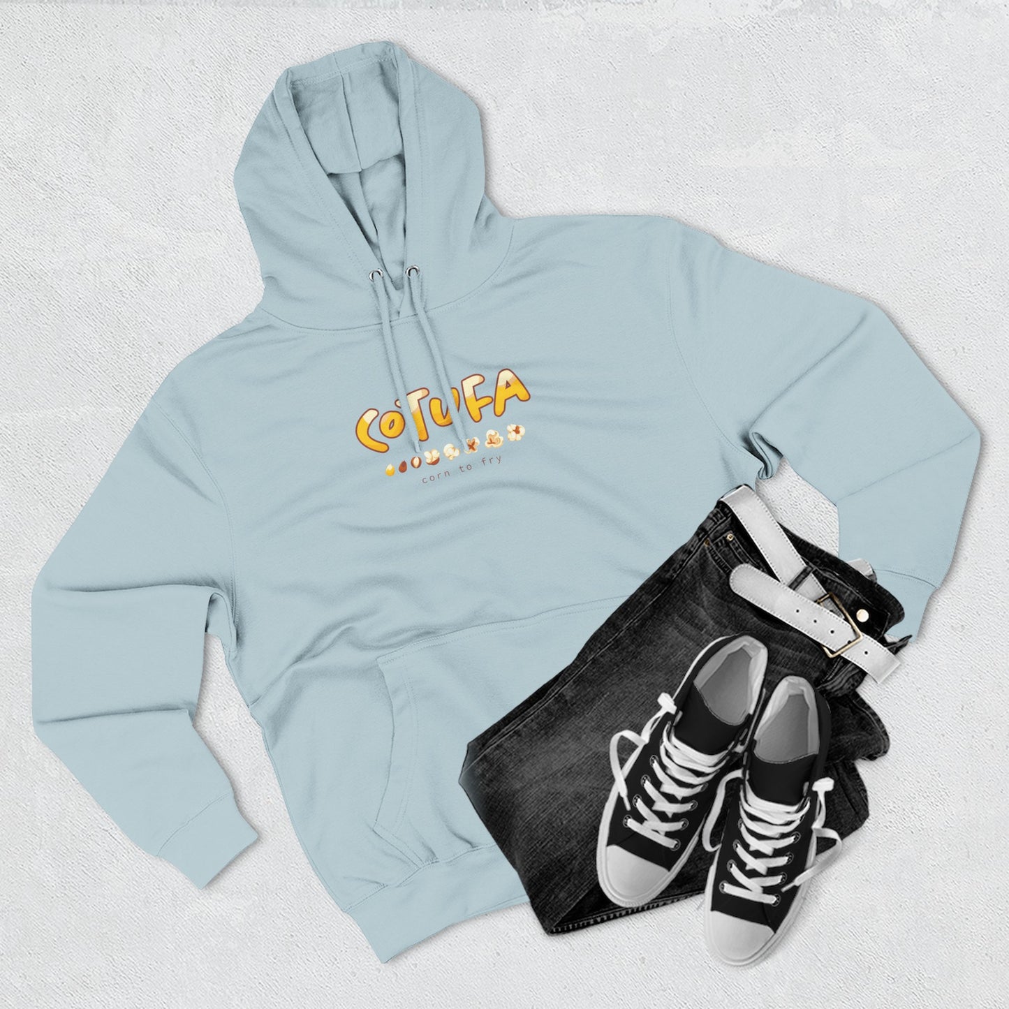 Hoodie “Cotufa” – Suéter Unisex de Fleece, Cómodo, Casual y con Sabor Venezolano