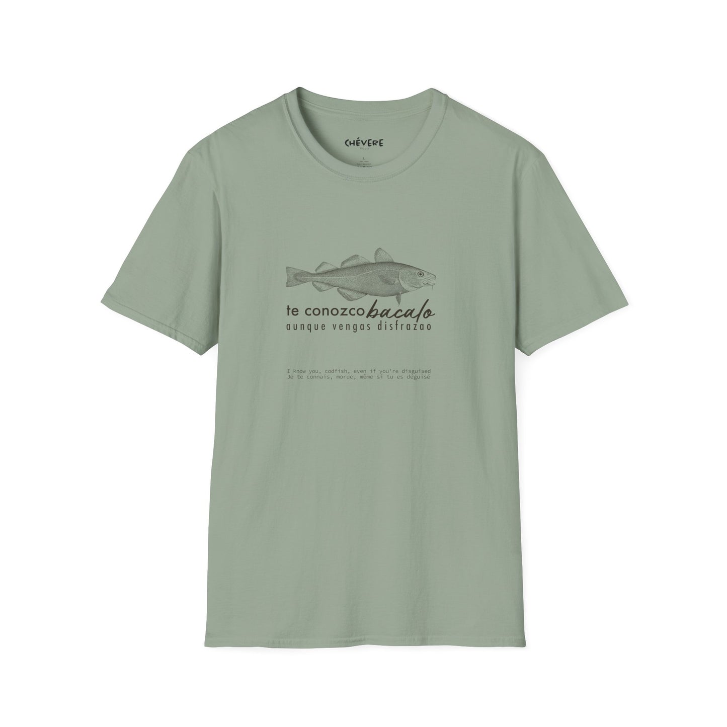 TE CONOZCO BACALAO 🐟😆 - Camiseta Unisex Softstyle