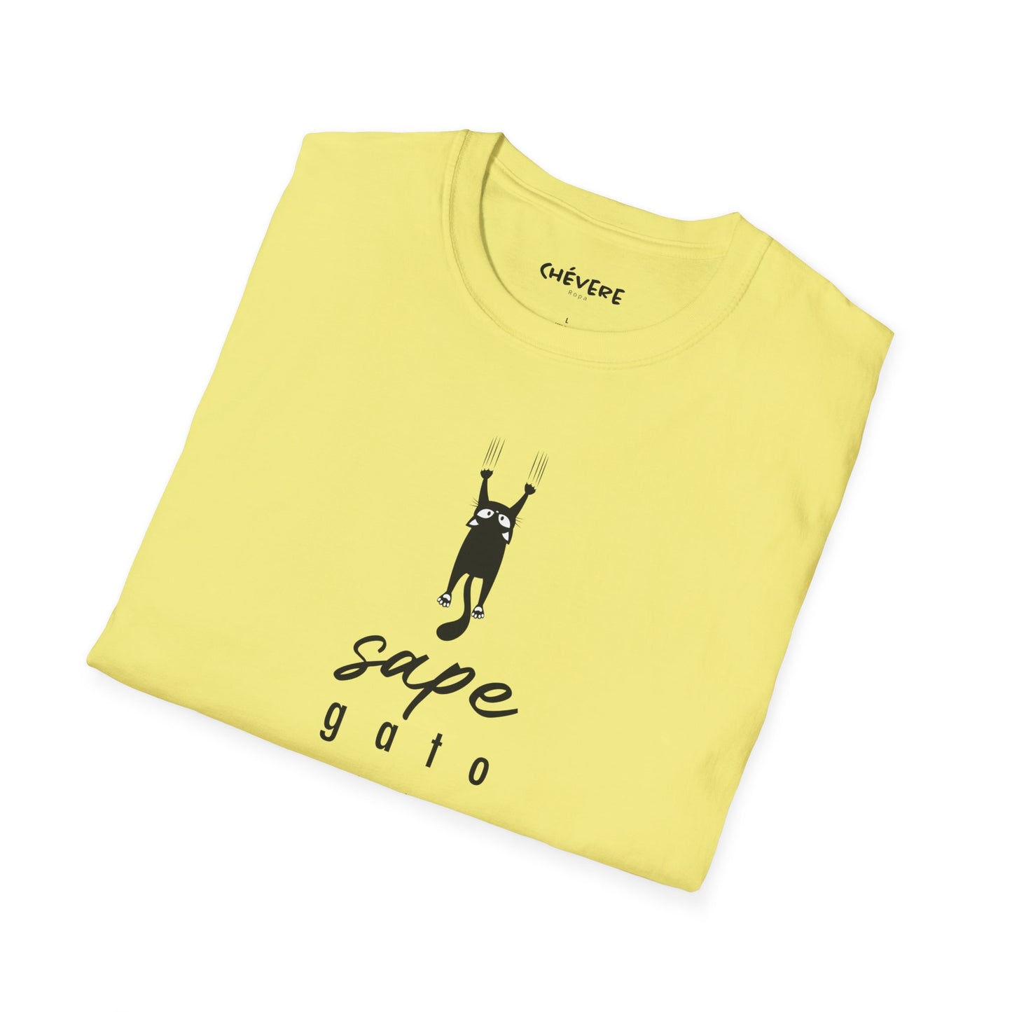 SAPE GATO - Camiseta Unisex Softstyle