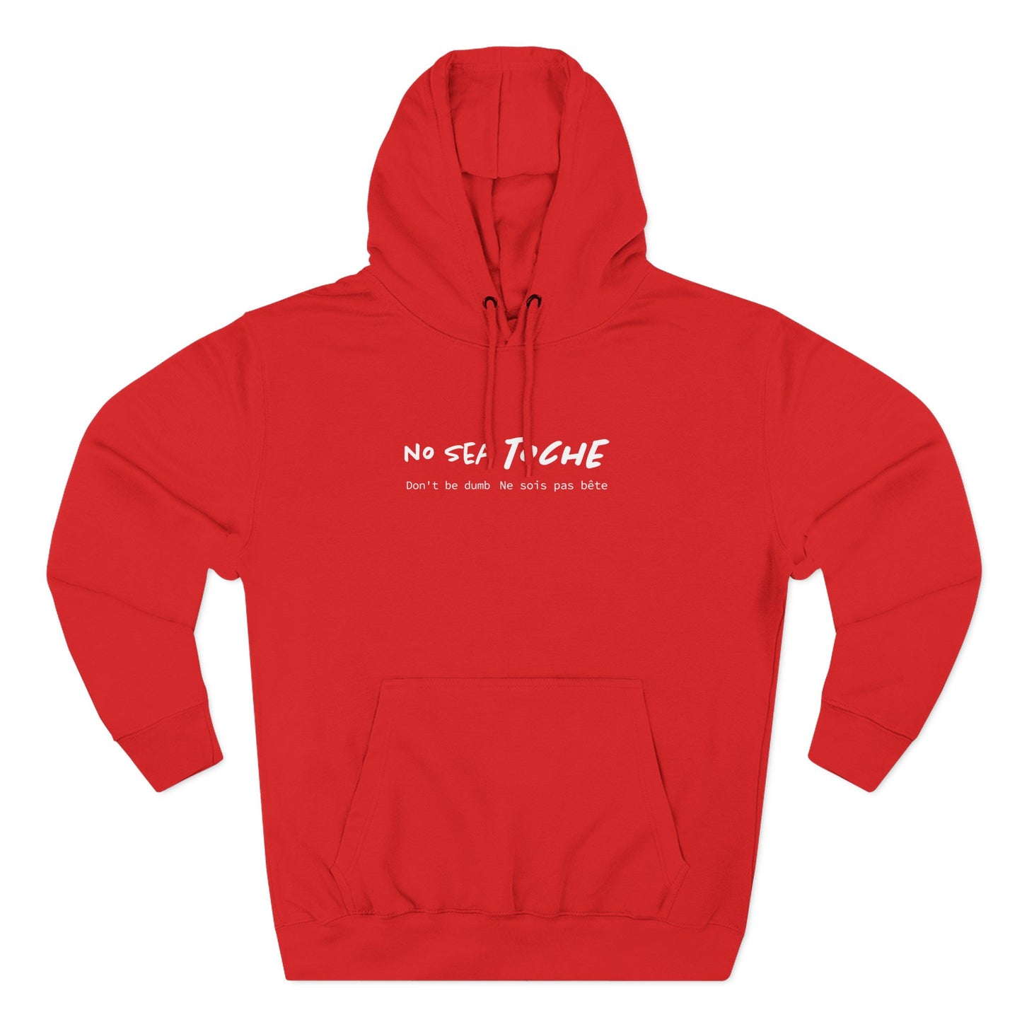 Hoodie “No sea toche” – Suéter Unisex de Fleece, Cómodo, Divertido y con Identidad Venezolana