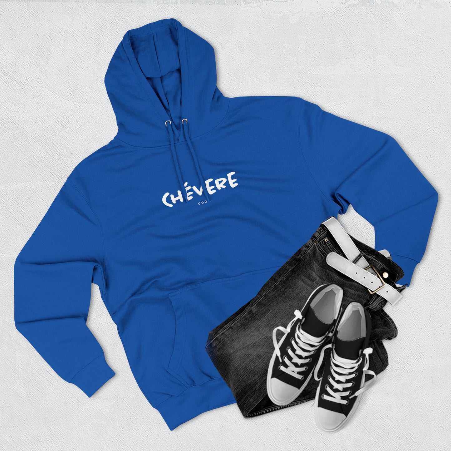 Chévere Three-Panel Fleece Hoodie, Cozy Casual Wear, Perfect Gift for Friends, Comfortable Streetwear, Ideal for Everyday Style