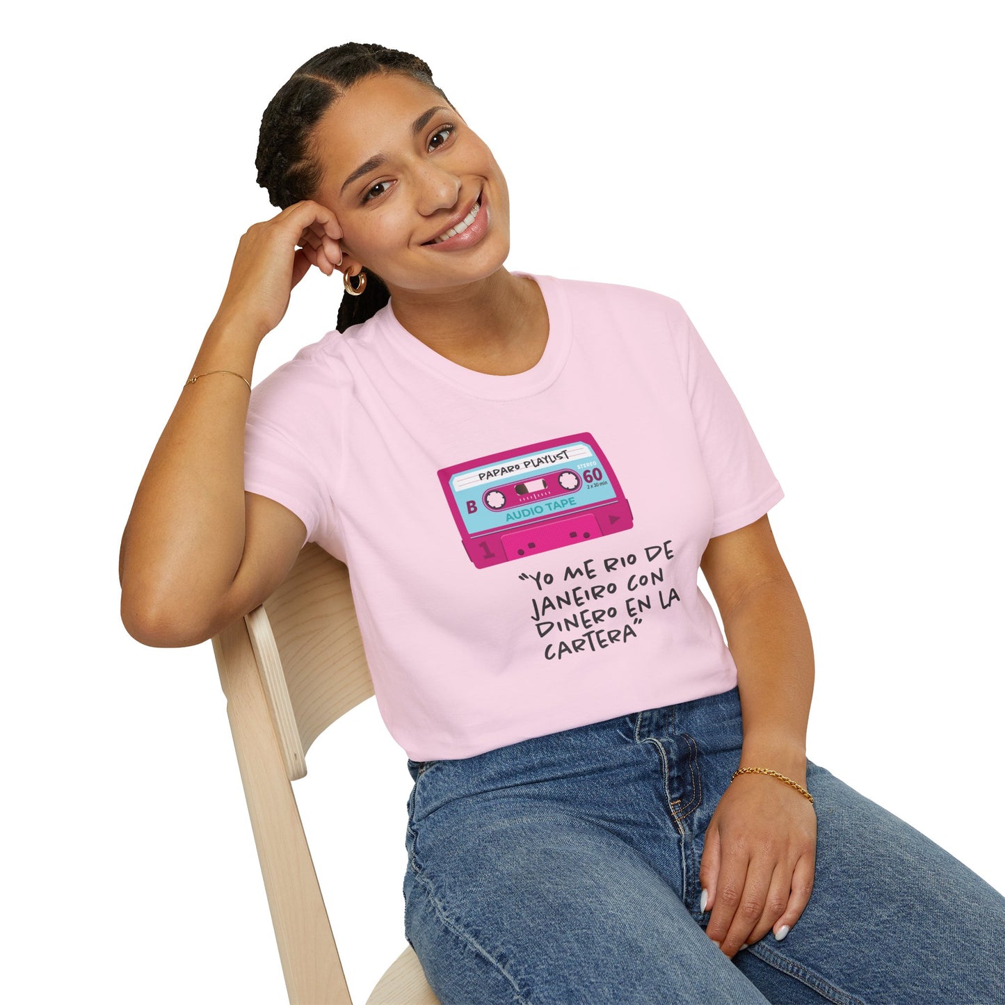 YO ME RÍO DE JANEIRO – Camiseta DAMA - Estilo y Humor con un Toque Vintage