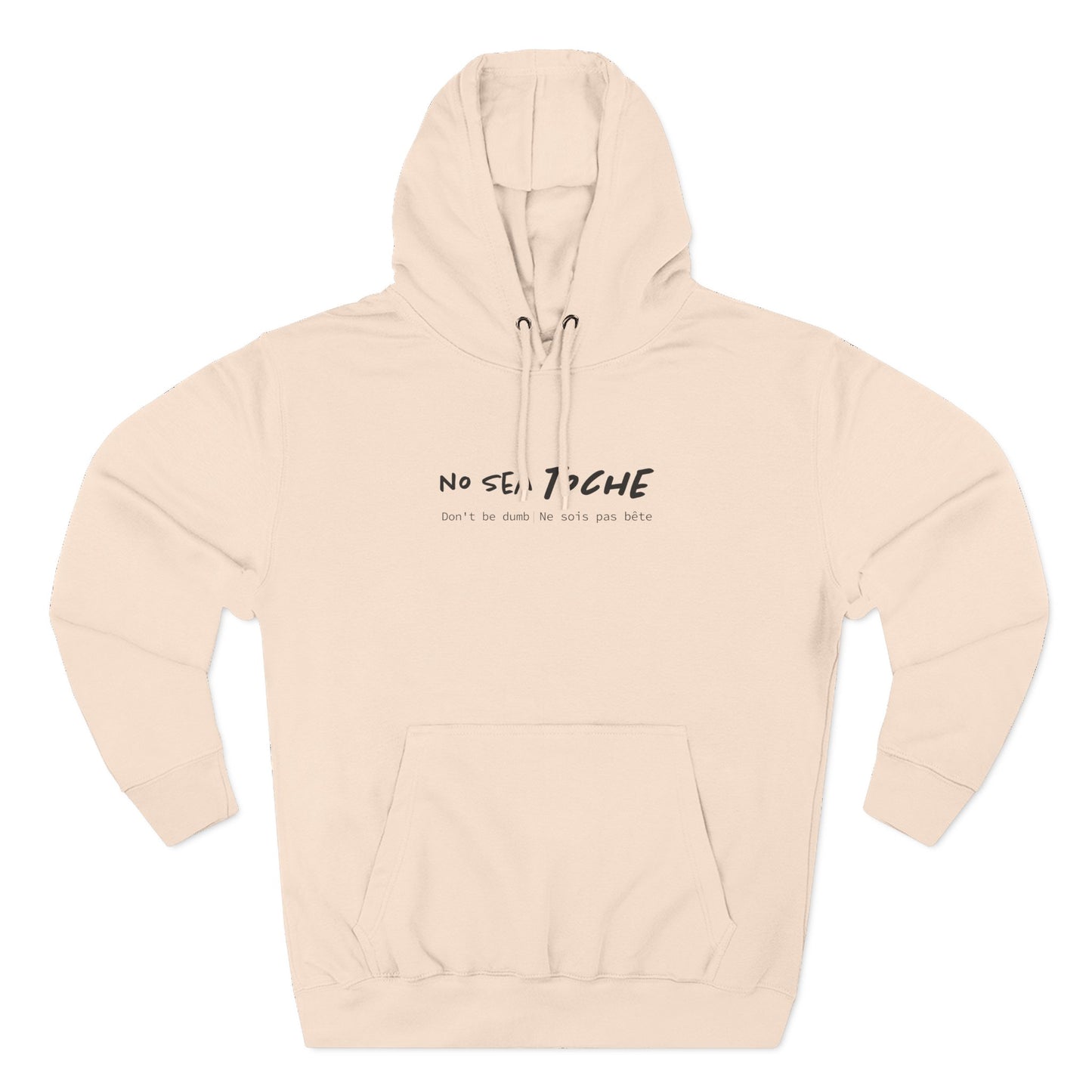 Hoodie “No sea toche” – Suéter Unisex de Fleece, Cómodo, Divertido y con Identidad Venezolana