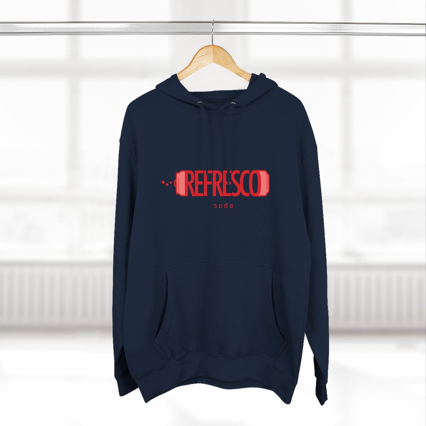 Hoodie “Refresco” – Suéter Unisex de Fleece, Cómodo, Casual y con Identidad Venezolana