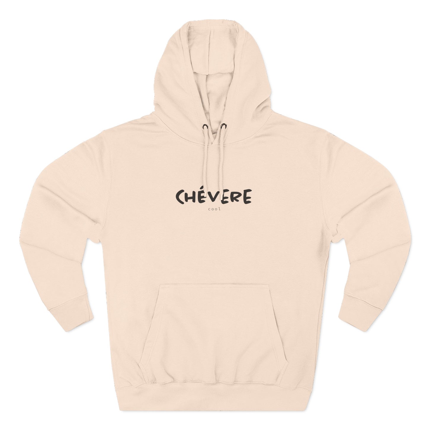 Chévere Three-Panel Fleece Hoodie, Cozy Casual Wear, Perfect Gift for Friends, Comfortable Streetwear, Ideal for Everyday Style