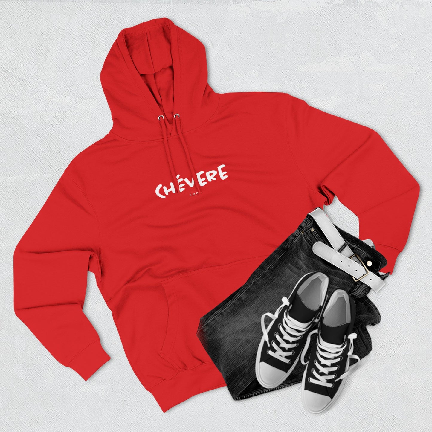 Chévere Three-Panel Fleece Hoodie, Cozy Casual Wear, Perfect Gift for Friends, Comfortable Streetwear, Ideal for Everyday Style