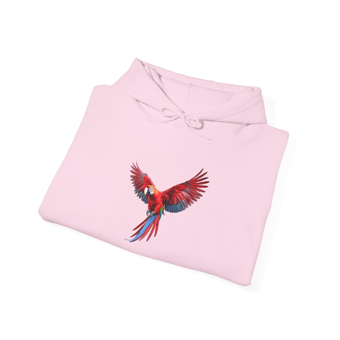 Pullover de Guacamaya Roja Colorida