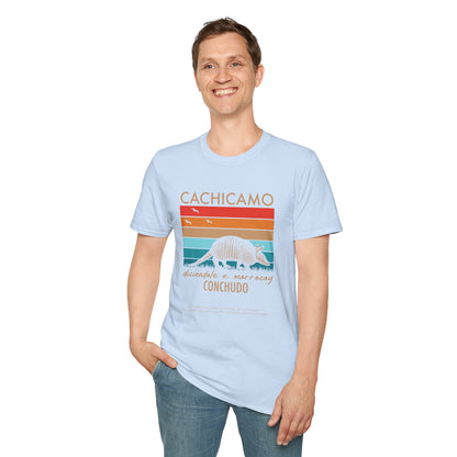 CACHICAMO DICIÉNDOLE A MORROCOY  🐢 CONCHUDO - Camiseta Vintage Unisex Softstyle