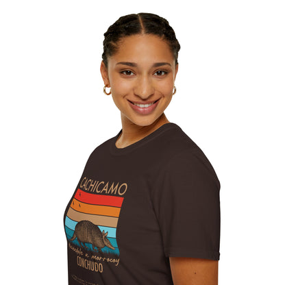 CACHICAMO DICIÉNDOLE A MORROCOY  🐢 CONCHUDO - Camiseta Vintage Unisex Softstyle