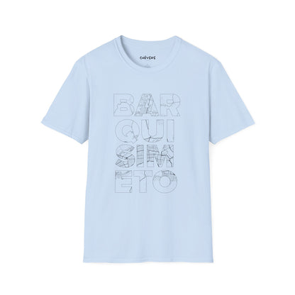 BARQUISIMETO MAPA TYPO Unisex T-Shirt - Contemporary Casual Wear