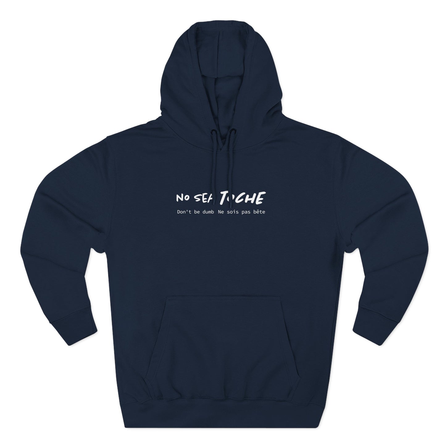 Hoodie “No sea toche” – Suéter Unisex de Fleece, Cómodo, Divertido y con Identidad Venezolana