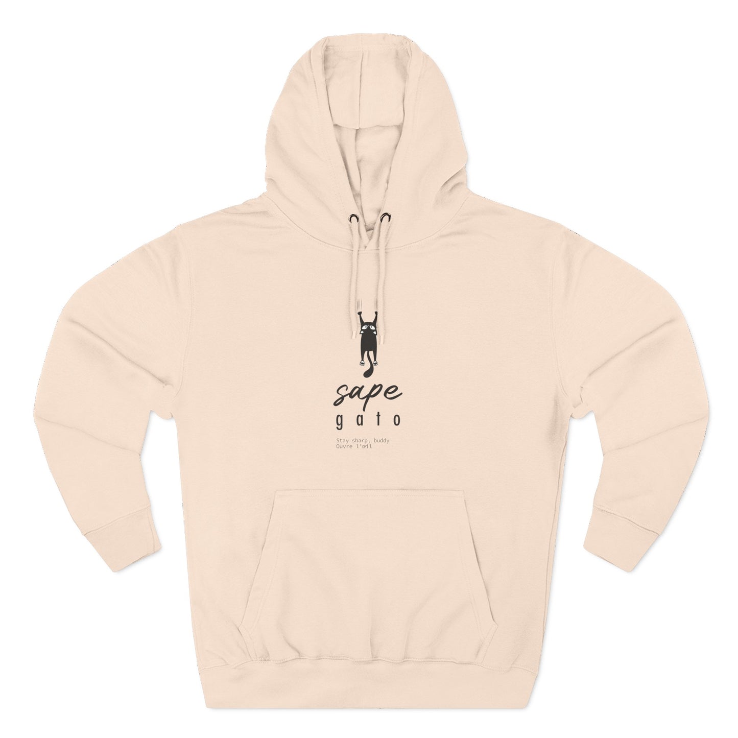 Hoodie “Sape Gato” – Suéter Unisex de Fleece, Cómodo, Divertido y con Identidad Venezolana