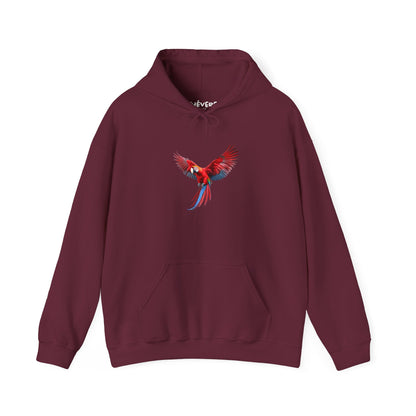 Pullover de Guacamaya Roja Colorida