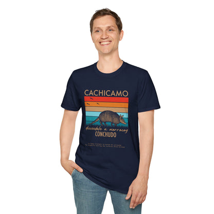 CACHICAMO DICIÉNDOLE A MORROCOY  🐢 CONCHUDO - Camiseta Vintage Unisex Softstyle