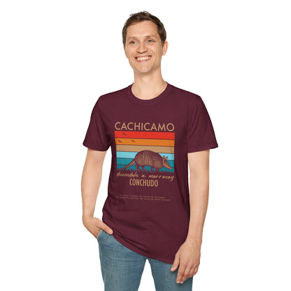 CACHICAMO DICIÉNDOLE A MORROCOY  🐢 CONCHUDO - Camiseta Vintage Unisex Softstyle
