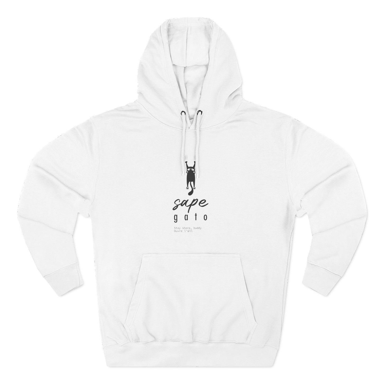 Hoodie “Sape Gato” – Suéter Unisex de Fleece, Cómodo, Divertido y con Identidad Venezolana