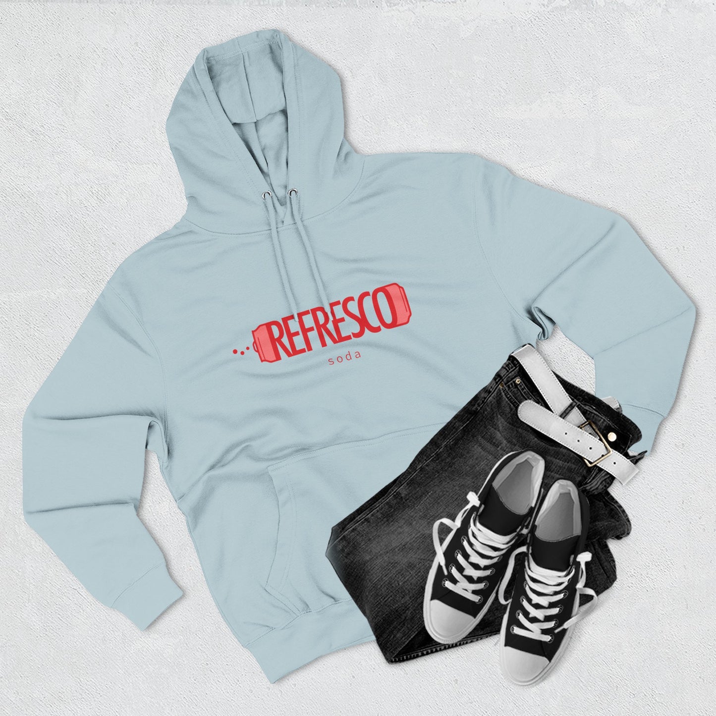 Hoodie “Refresco” – Suéter Unisex de Fleece, Cómodo, Casual y con Identidad Venezolana