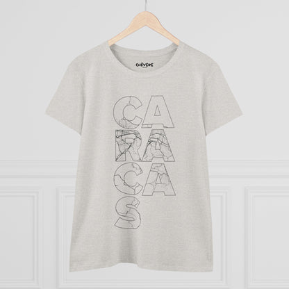 Caracas Outline Graphic Tee — Women's City Map Tee