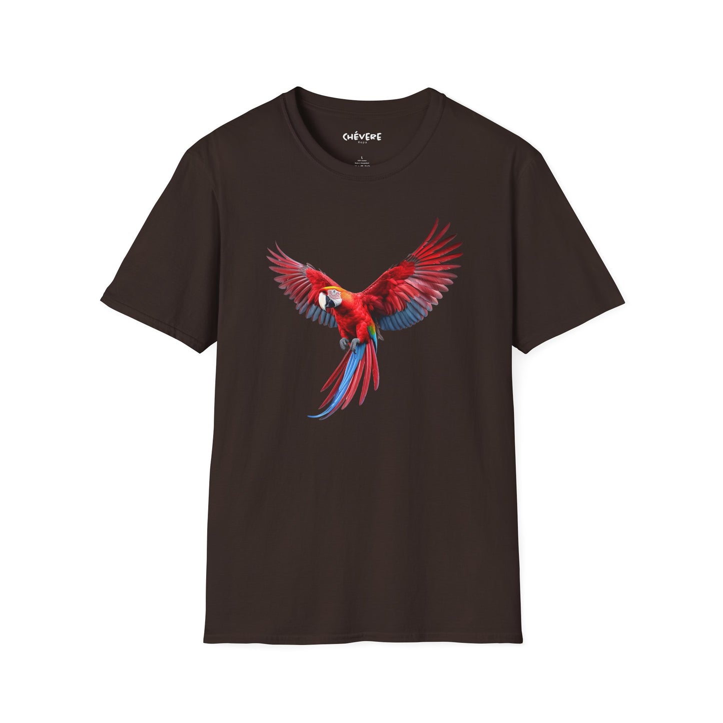 Camiseta — Franela con Gráfico Vibrante de Guacamaya