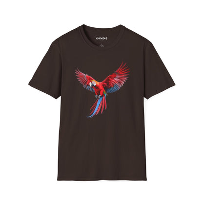 Camiseta — Franela con Gráfico Vibrante de Guacamaya