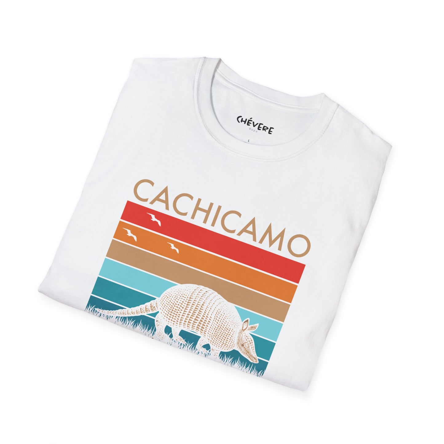 CACHICAMO DICIÉNDOLE A MORROCOY  🐢 CONCHUDO - Camiseta Vintage Unisex Softstyle