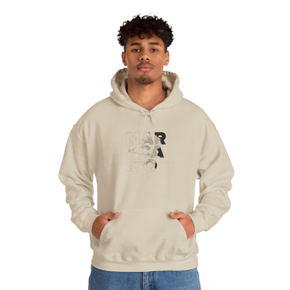 MARACAIBO TYPO Heavy Blend™ - Sudadera con Capucha - Diseño Gráfico Minimalista