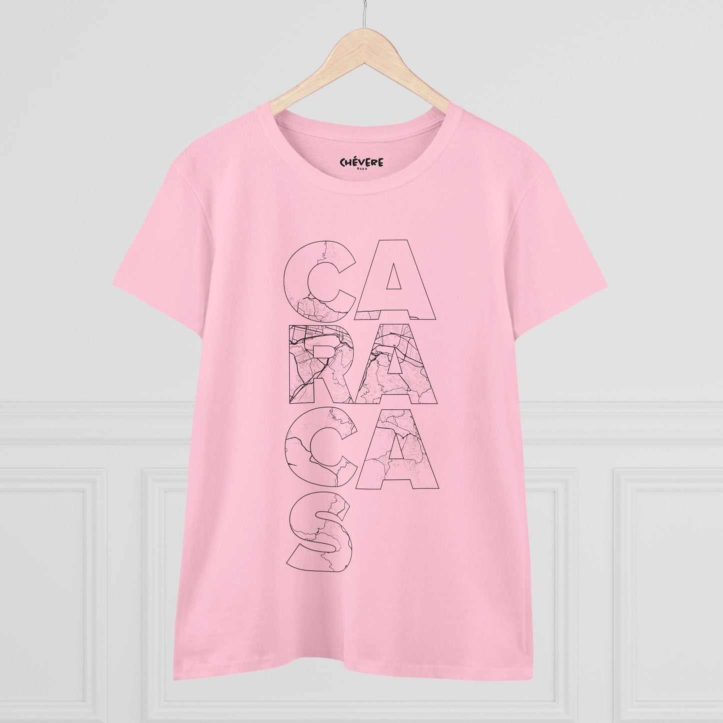 Caracas Outline Graphic Tee — Women's City Map Tee