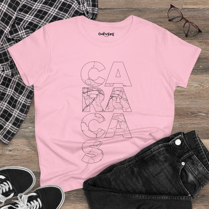 Caracas Outline Graphic Tee — Women's City Map Tee
