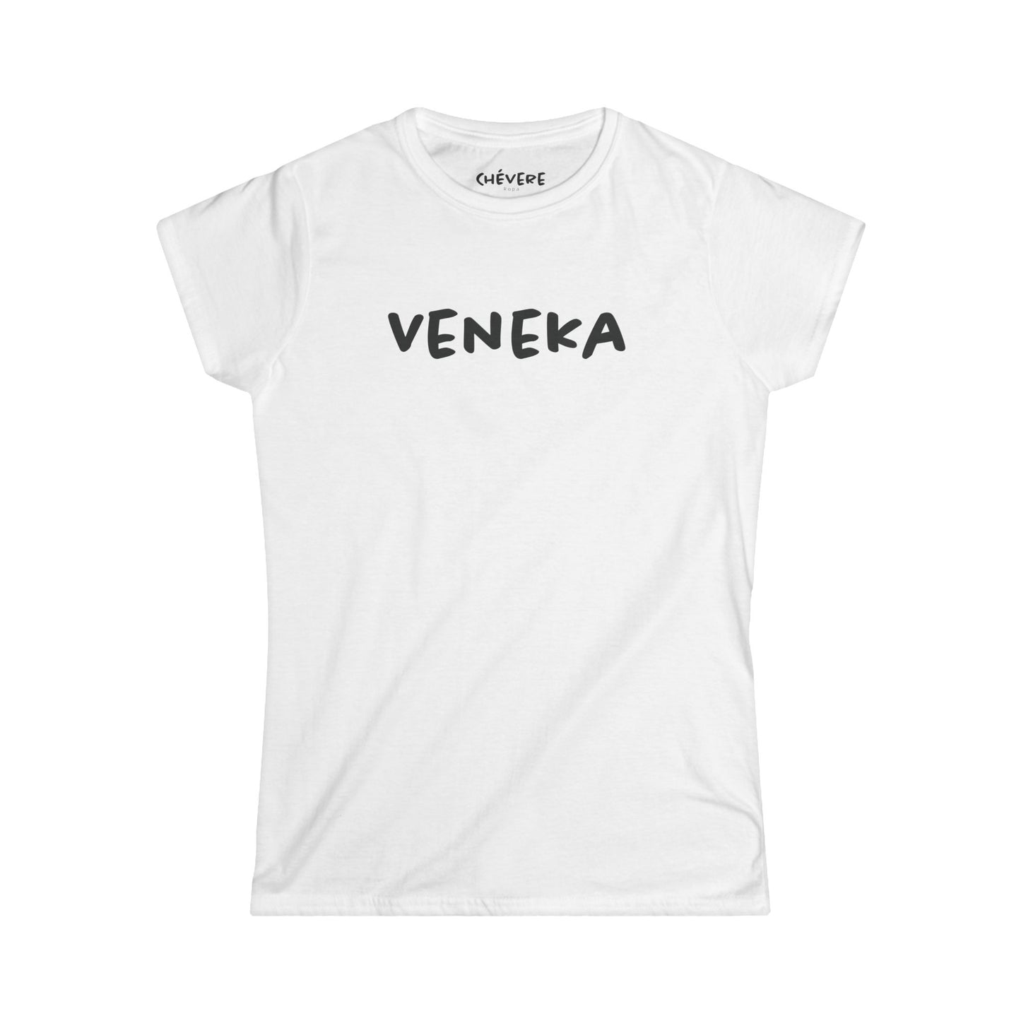 Veneka - Camiseta para Mujer  — Franela Minimalista