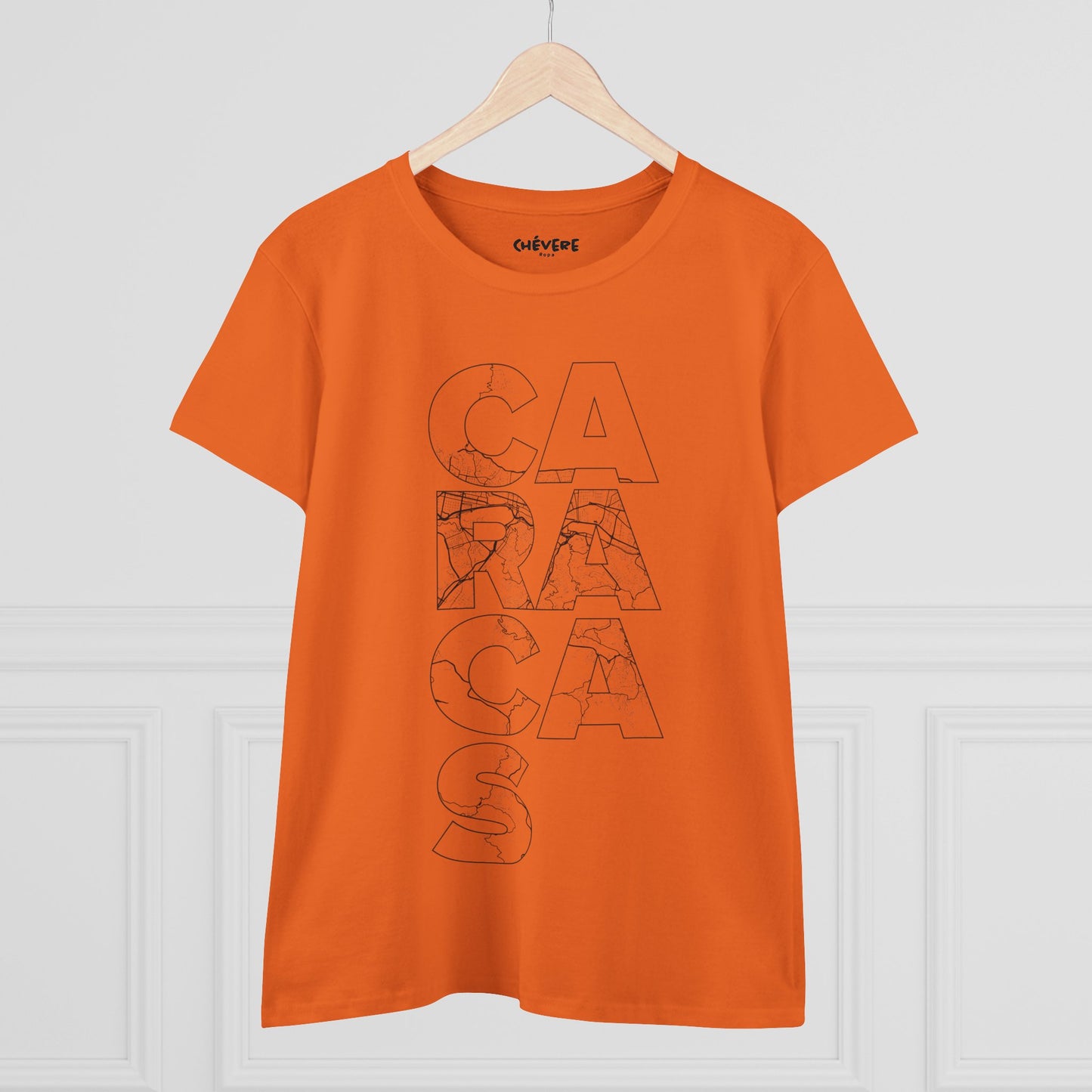 Caracas Outline Graphic Tee — Women's City Map Tee