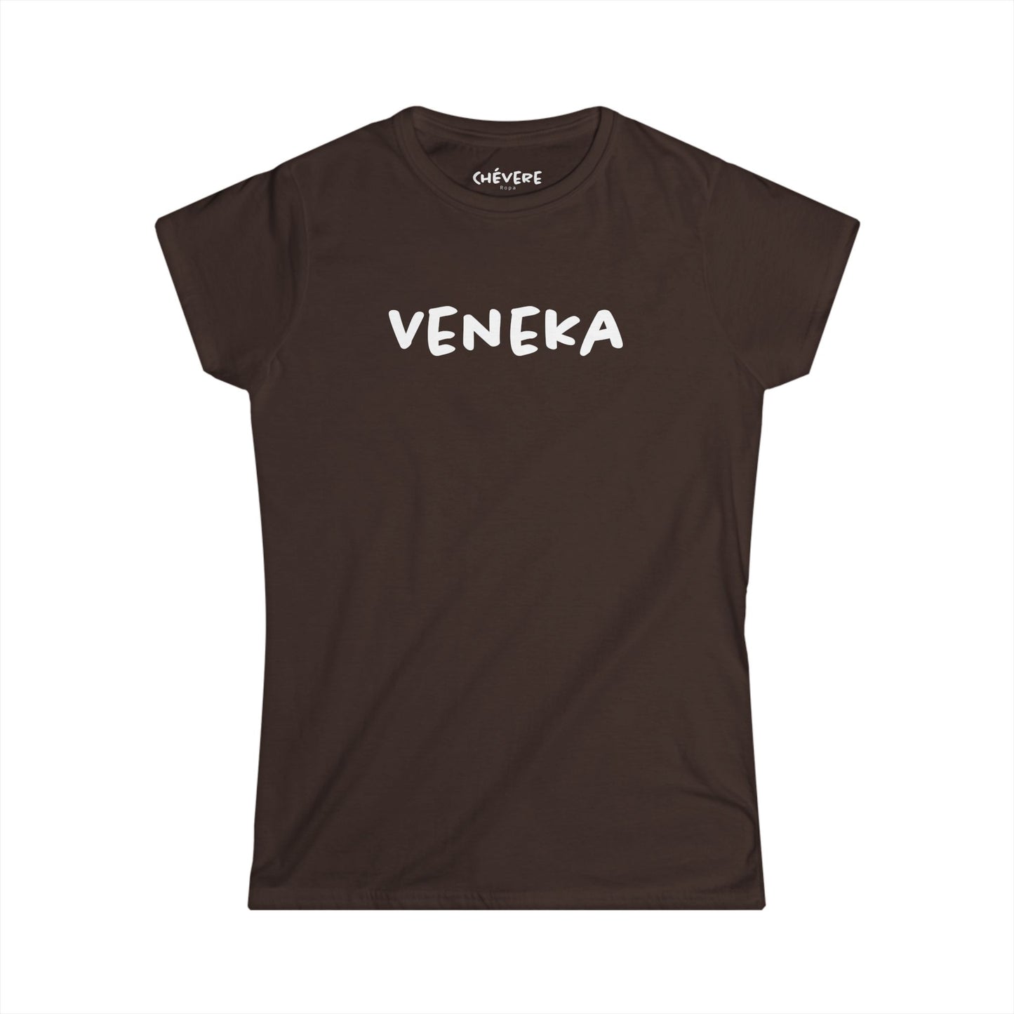 Veneka - Camiseta para Mujer  — Franela Minimalista